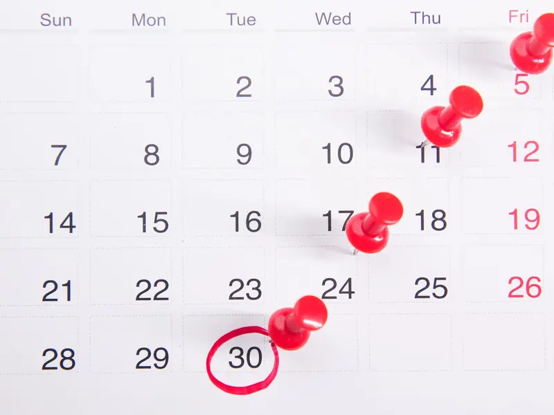 Planificación de un calendario de mantenimiento técnico